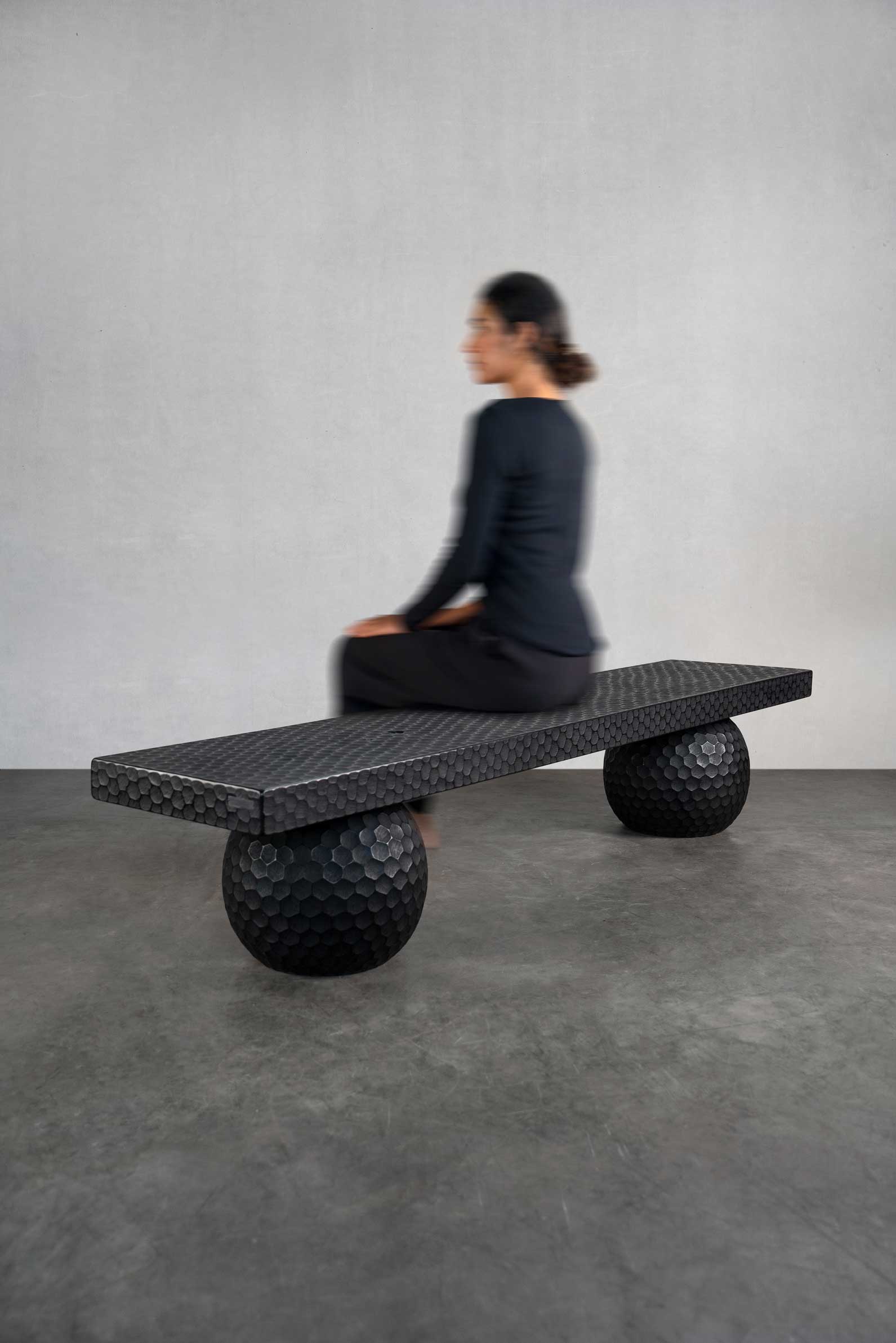 Gong Console Bench Designed by Shayan Gunawan