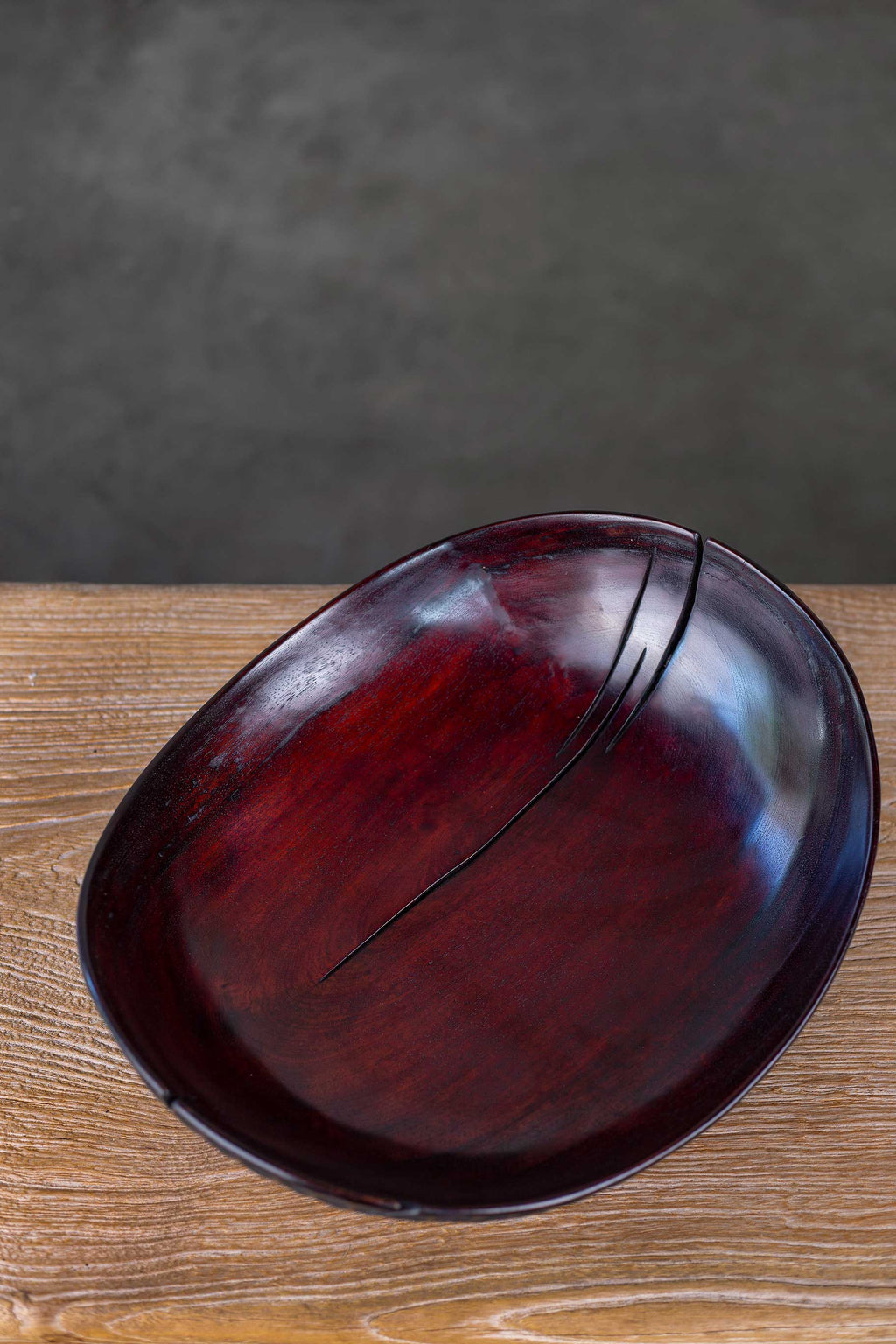 Oval Plain Top & Hammered S