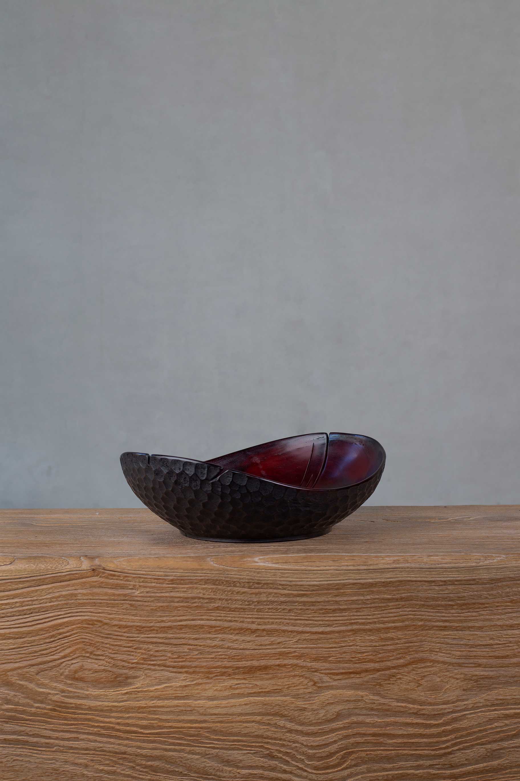 Oval Plain Top & Hammered S